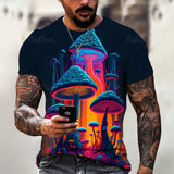 Men's Mushroom Personality Top