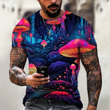 Men's Mushroom Personality Top