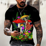 Men's Mushroom Personality Top